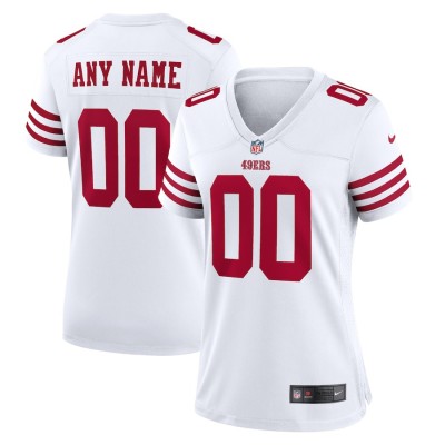 San Francisco 49ers Custom White Women's 2022-23 Nike NFL Game Jersey